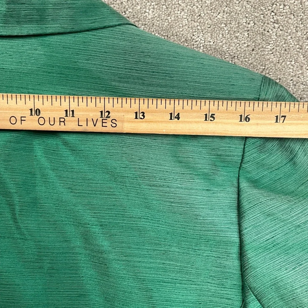 LE SUIT ESSENTIALS Skirt Set Womens Blazer 12 Skirt 16 Green Holiday‎ 2pc Flaws